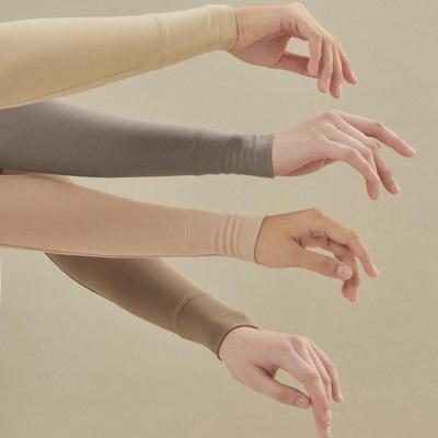 Maniche a braccio elasticizzate morbide in cotone modal con protezione UV da donna