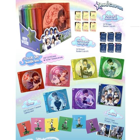 NCT wish - 3. Mini Album - ?FARGE (Jewel Case Ver.)- Utgivelse 2025-09-01