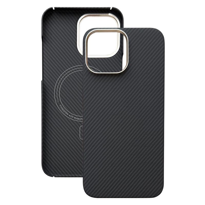 

iPhone 16 Pro Ultra-Thin Kevlar Magnetic Case with 600D Heat Dissipation - Full Coverage Protective Cover for Apple 16 Pro Max