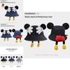 Mickey Mouse Denim Bucket Hat With Breathable Uv Protection For Summer Fashion Accessories