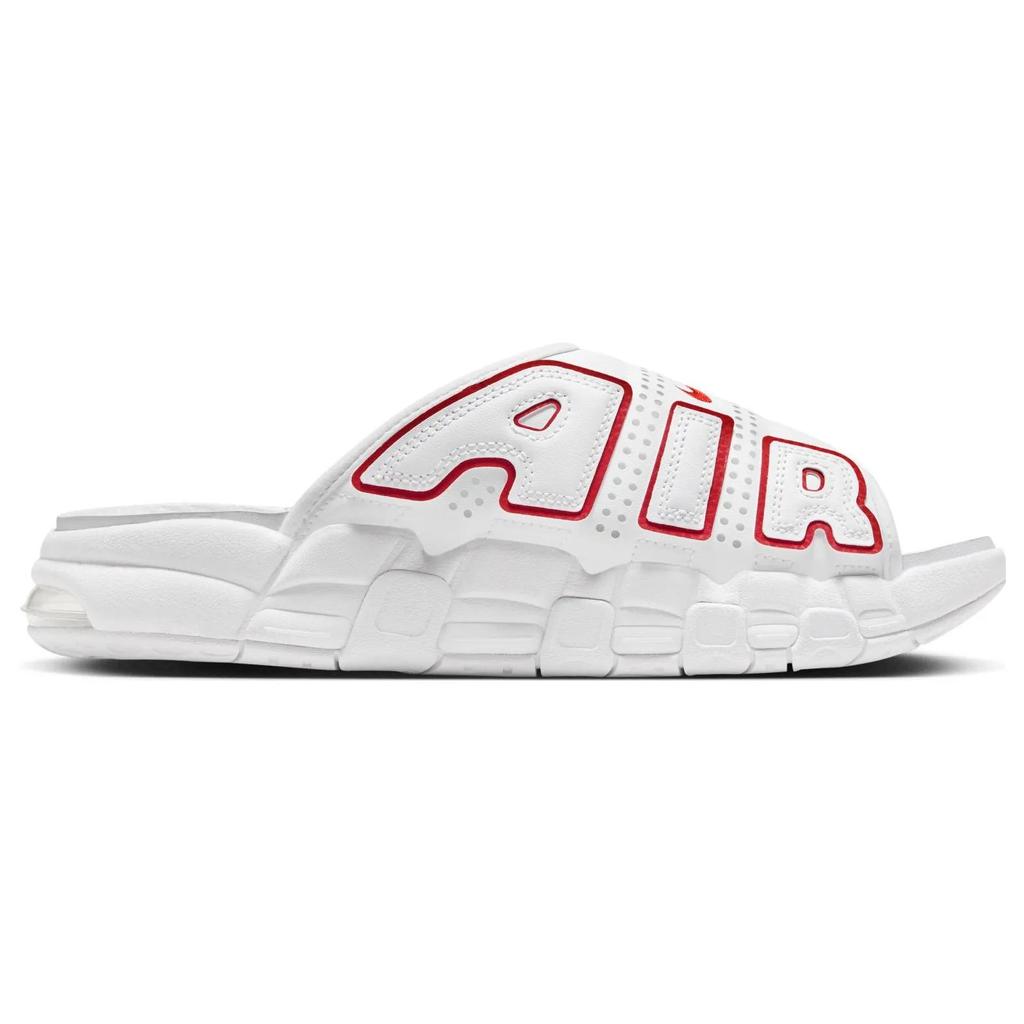 Nike Air More Uptempo Slide 'White University Red' (Unisex) White / University Red / White Slide Slippers FD9883 100