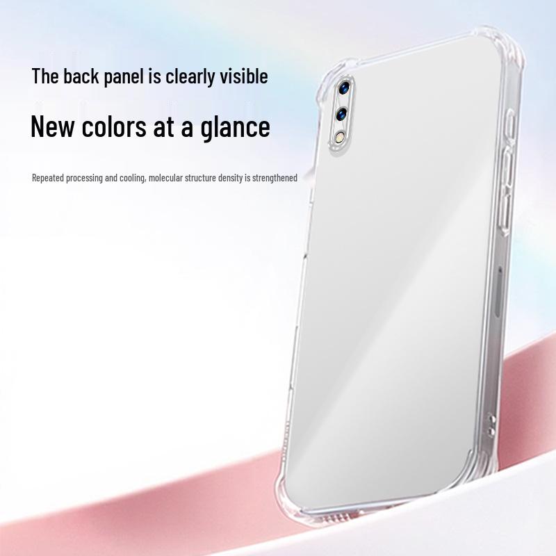 Vivo Y97 Transparent TPU Airbag Corner Phone Case - Drop-Proof, Simple Style, High-End Feel