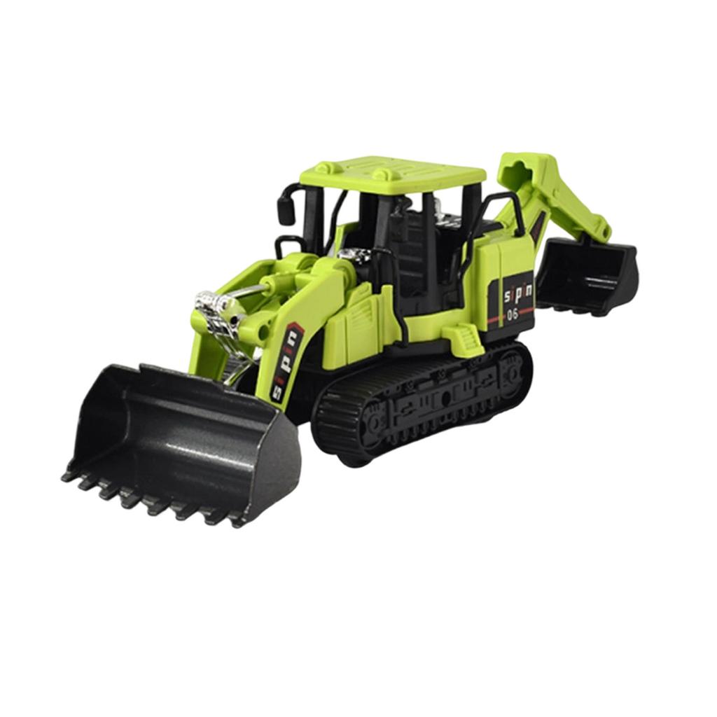 Simulation Alloy Excavator Children's Excavator Engineering Vehicle Toy Boy Baby Bulldozer Toy Car