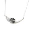Les Trésors De Lily [N3084] - Gray 'Sissi' Designer Necklace