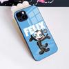 Felix The Cat Phone Case For IPhone 17 Pro Max 16 15 14 Pro Max 13 11 X Xs Xr 8 7Plus Glass Cover