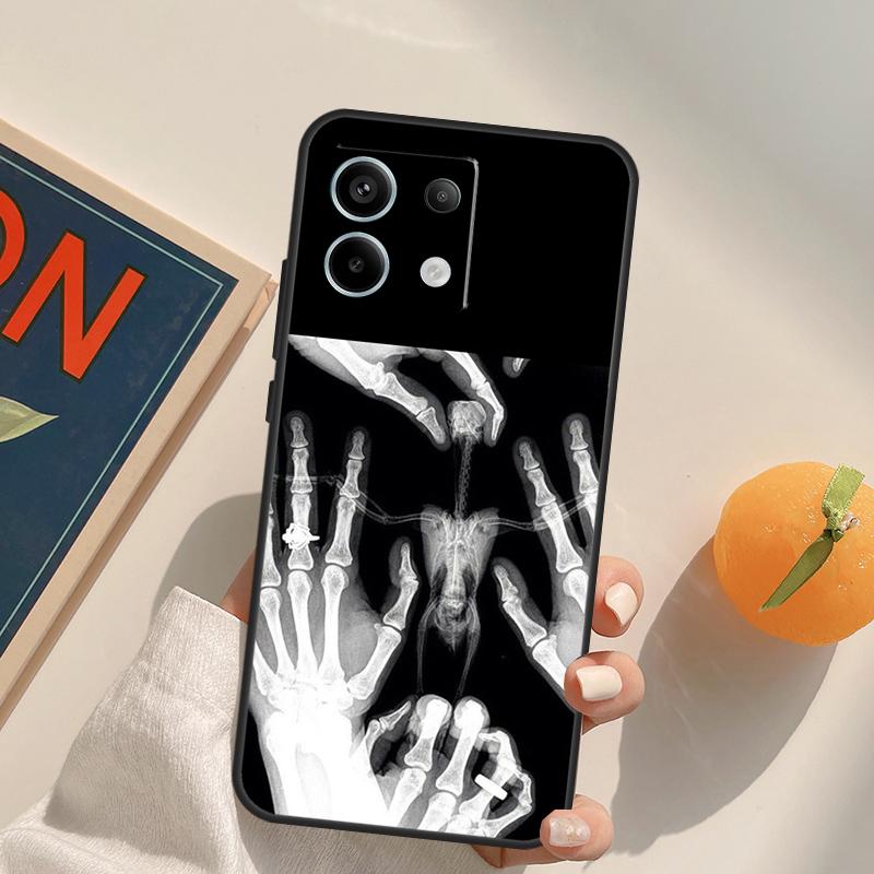 Xray Art Aesthetic Skull Funda For Xiaomi Redmi Note 14 13 Pro 9 10 11 12 9S 10S 11S 12S Redmi 13C 10C 12C 14C Case