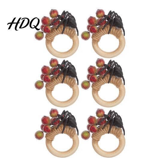 Reusable Napkin Rings Halloween Ring Pumpkin Eyeball