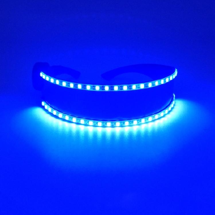 Elektrische leuchtende LED-Partybrille Unisex Mode leuchtende Brille für Rave-Partys Halloween Cosplay Kostüm Sonnenbrille