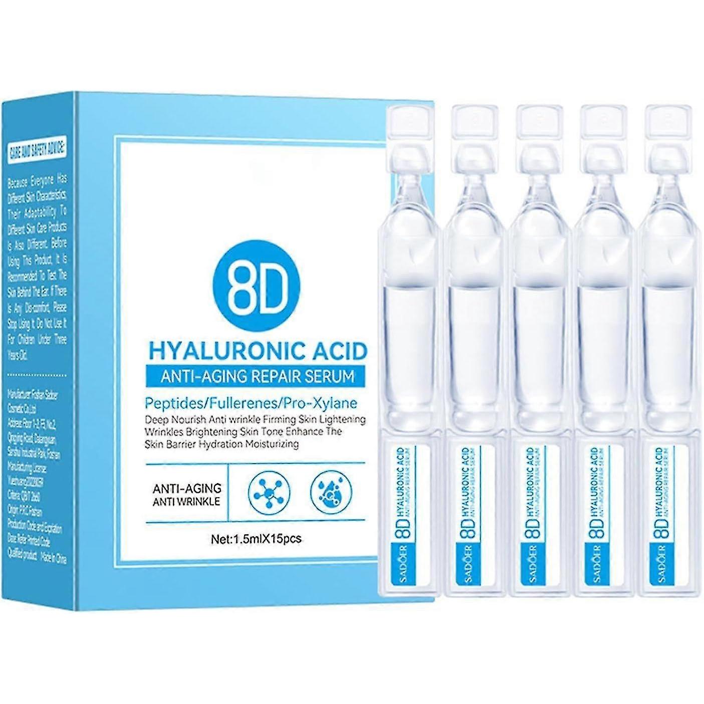 Sérum s kyselinou hyalurónovou, Sérum na mikroihličkovanie na tvár, Sérum s kyselinou hyalurónovou proti starnutiu a na obnovu, Ceramidové ampulové sérum s kyselinou hyalurónovou