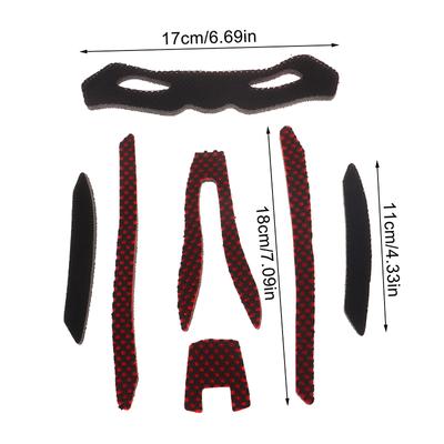 21Pcs/Set Bicycle Motorcycle Sport Sponge Helmet Inner Padding Foam Pads Kits Lining Protection Tool