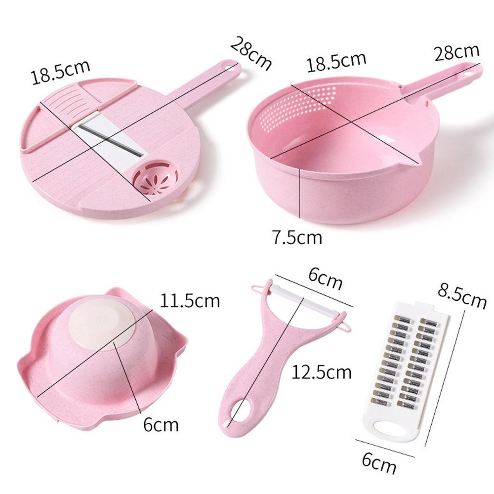 Kitchen Multifunctional Salad Utensils Vegetable Chopper Carrot Potato Manual Shredder Kitchen Cooking Vegetable Cutter Tools