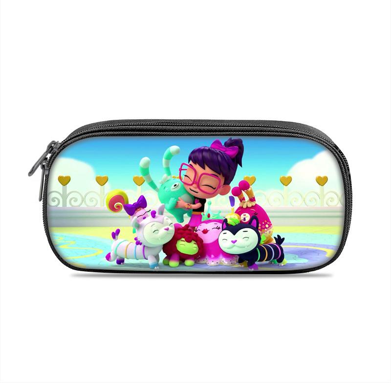 Abby Hatcher Pen Case New Small, Large Capacity, Versatile Cartoon Print Student Boys and Girls Best Birthday Gift for School