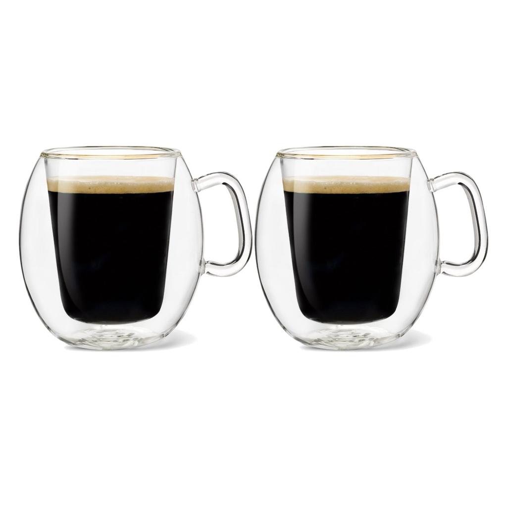 Bormioli Luig Doppelwandiges Trinkglas Design SM Cafe 10973/01 China (2er-Pack) RBL9501