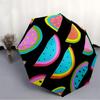 1pc Watermelon slices pattern Automatic Folding Umbrella - Portable Collapsible Design, 8-Rib Iron Frame, Durable Fabric yy251125083