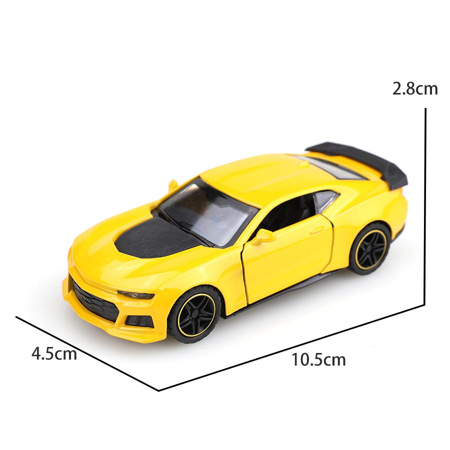 (Bagged)1:43 Camaro Bumblebee Racing Car, Alloy Model Car, Simulated Vehicle, Children Metal Car, Boy'S Toy Gift, Car Ornaments