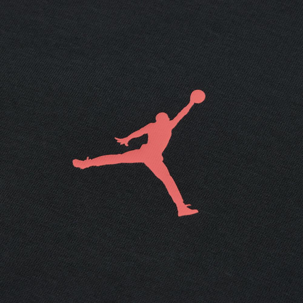 Jordan The One Sports Jersey de Cuello Redondo Casual de Manga Corta para Hombre Tops Negro IV2629-010