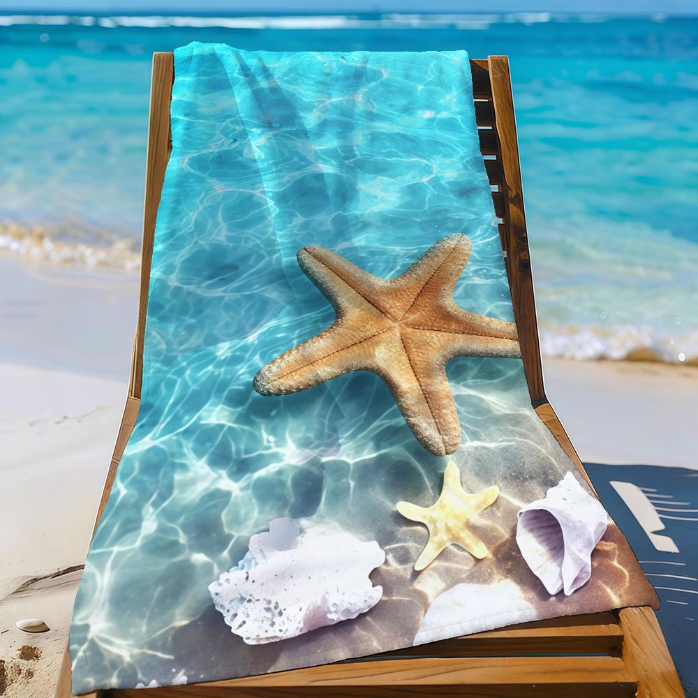 Starfish Towel Beach Towel Travel Lightweight Skin Friendly for Pool Beach Camping Cruise Summer