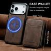 Detachable Magnetic Wallet Leather Phone Case for IPhone 17 Pro Max Air 16 Plus 15 14 13 12 11 Pro 16E Anti-Theft Brush Cover