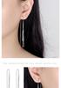 Elegant Korean Style Geometric Triangle Tassel Ear Cuffs for Women - 2022 Trendy Long Layered Earrings