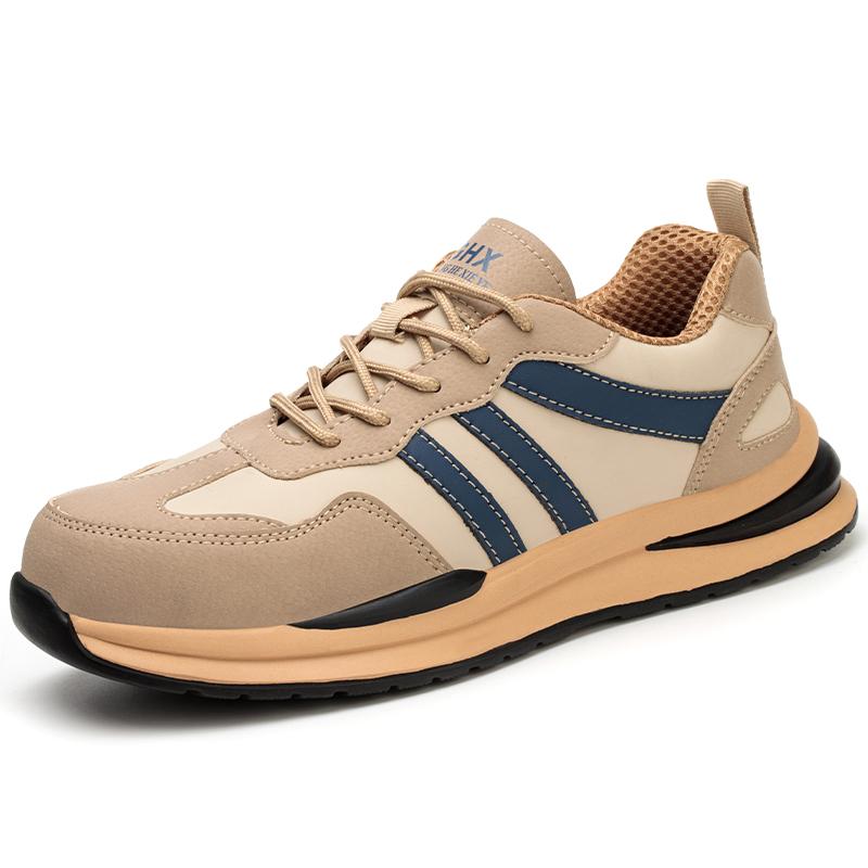 

New Fashion Men Safety Shoes Sneakers Working Footwear Steel Toe Anti Smashing Construction Boots Industrial Area Shoes 39