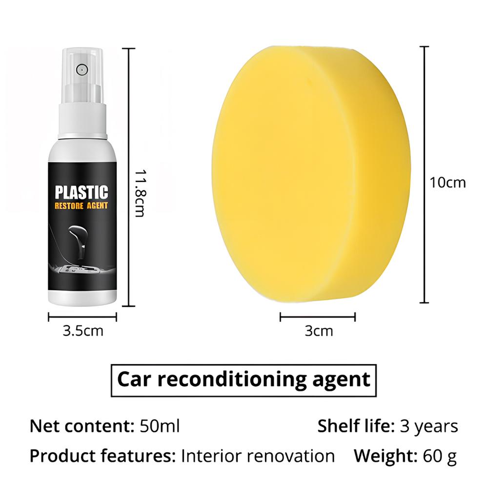 50ML 100ML odświeżacz wnętrza samochodu deska rozdzielcza lusterko wsteczne gospodarstwo domowe sofa skórzana torba plastik czyszczenie plam detergent