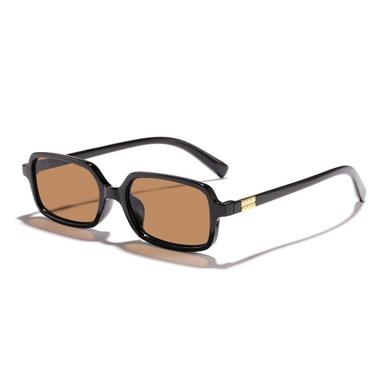 New Small Rectangle Women Sunglasses Mirror Black Tortoise Shell Vintage Classic Hipster Shades Female Driving Eyewear UV400