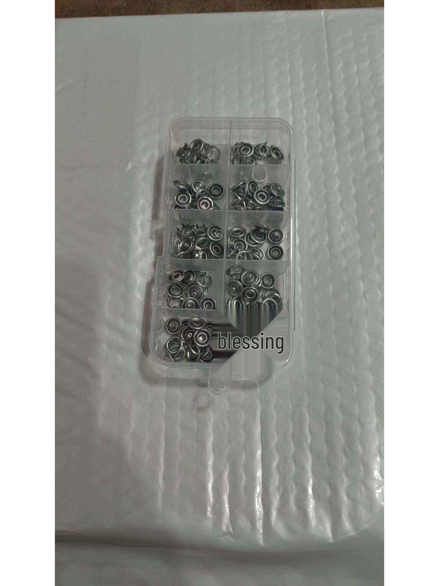 

Набір інструментів для ручного пресування з п ятилапковим затискачем: Кліщі без шиття для кнопок-заклепок на кнопках