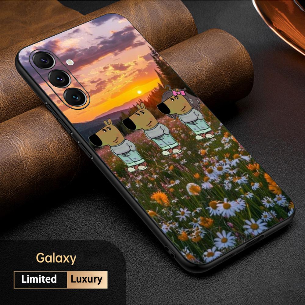 

Chill guy dog fashion hip-hop pattern Phone Case For Samsung Galaxy S26 S25 S24 S23 S22 S21 Plus Ultra Note20 Soft Black Galaxy S23