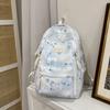 Schoolbag Japanese ins style new high value fresh sweet stars junior high school students lightweight versatile large capacity backpack