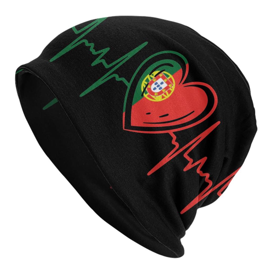 Wappen des Königs von Portugal-Flaggenkappe, coole Unisex-Frauen-Outdoor-Skullies-Beanie-Mütze, warme Sommermütze mit doppeltem Verwendungszweck