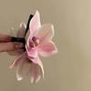 Large Orchid Flower Hair Claw Women Wedding Hair Clip Crab  Girls Ponytail Shark Clip Headwear Hair Accessories
