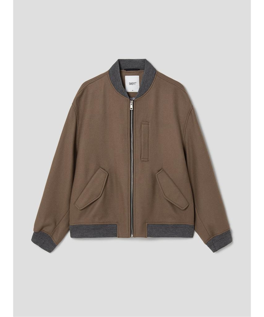 Shift.G Wool Blended Aviator Jumper Beige