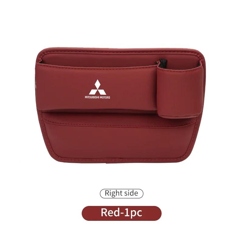 Car Seat Gap Storage Box Pocket Wallet Key Card Cup Phone Holder For Mitsubishi Outlander Lancer Eclipse Mirage Xpander Attrage