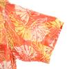 IOLANI 90s Old Leaf Pattern Short sleeve Aloha shirt S Orange series Men's Used