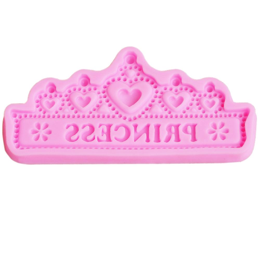 

Силиконовая форма для торта DIY Принцесса Корона шоколадное желе форма для выпечки помадка инструменты для украшения торта розовый