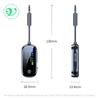 Upgrade Color LED Display Bluetooth 5.4 Transmitter Receiver 3.5mm AUX HIFI Stereo Audio Wireless Adapter With Mic For TV PC Car