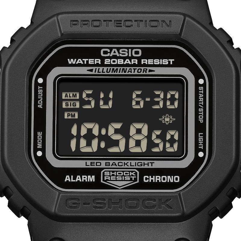 Casio G-SHOCK Men's Resin 200M Water Resistant Shock Resistant Alarm Quartz Watch DW-5600MNC-1