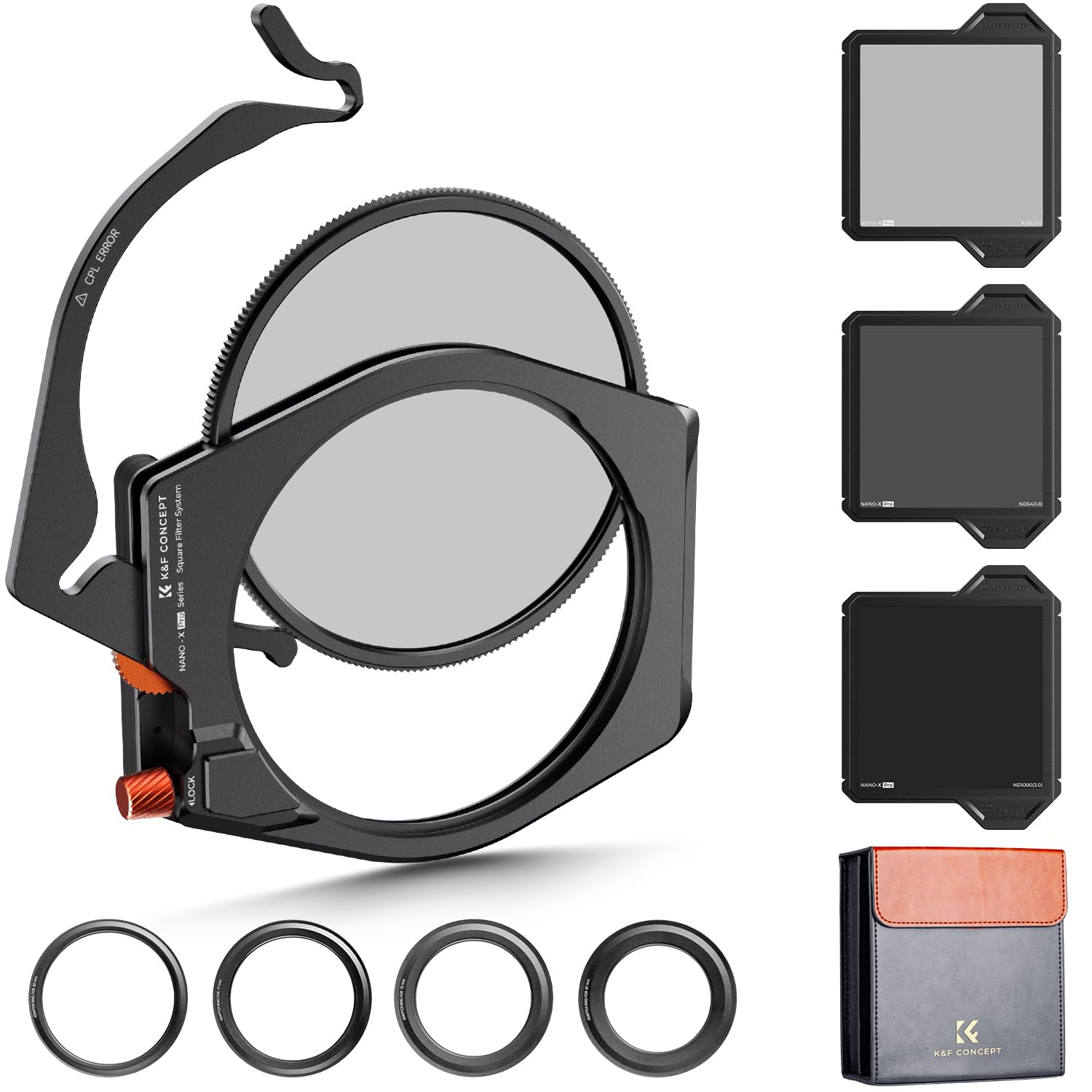 

Concept square filter set neutral density filter CPL filter new filter holder direct [New model] K&F ND8+ND64+ND1000 + + [Manufacturer s store]