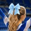 Photo Shoot Hair Ornaments Sequins Bows, Elastic Tie, Large Cheerleading Swallowtail Bow Clips Band Ponytail Holder, Glitter Scrunchies for