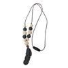 Baby Infant Silicone Feather Jewelry Teething Necklace Baby Nursing Chewing Toys