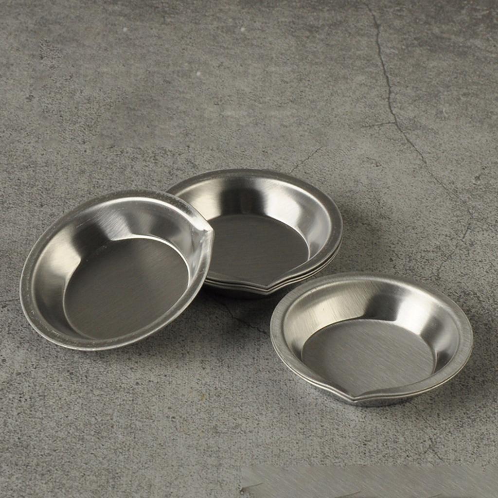 6Pcs Stainless Steel Paint Mixing Tray Set Suitable for Artists and DIYer Projects in Various Setting, Home & Studio Use