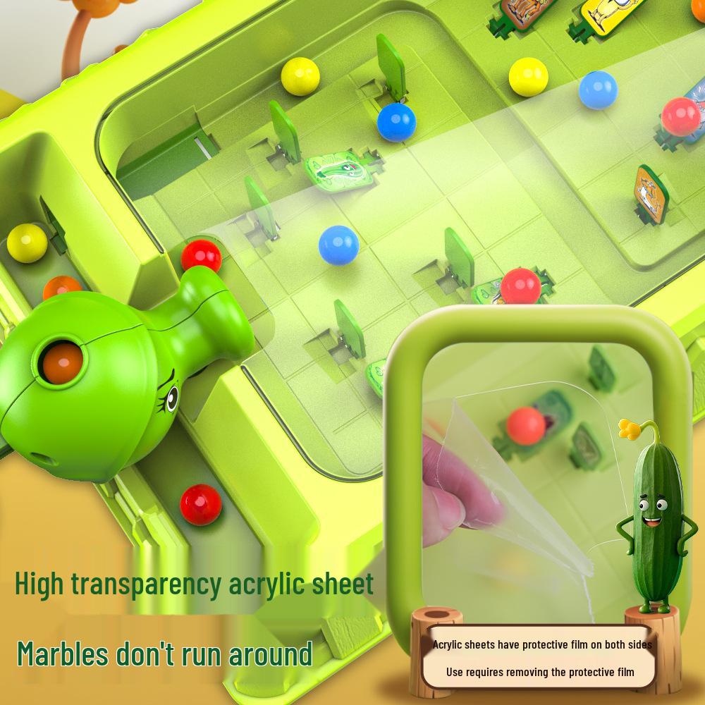 Cross-Border Battle Catapult: Parent-Child Two-Player Pinball Shooting Game for Kids