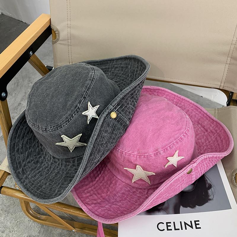 Western Retro Trendy Cowboy Hat For Women Summer Sunshade Sunhat Hiking