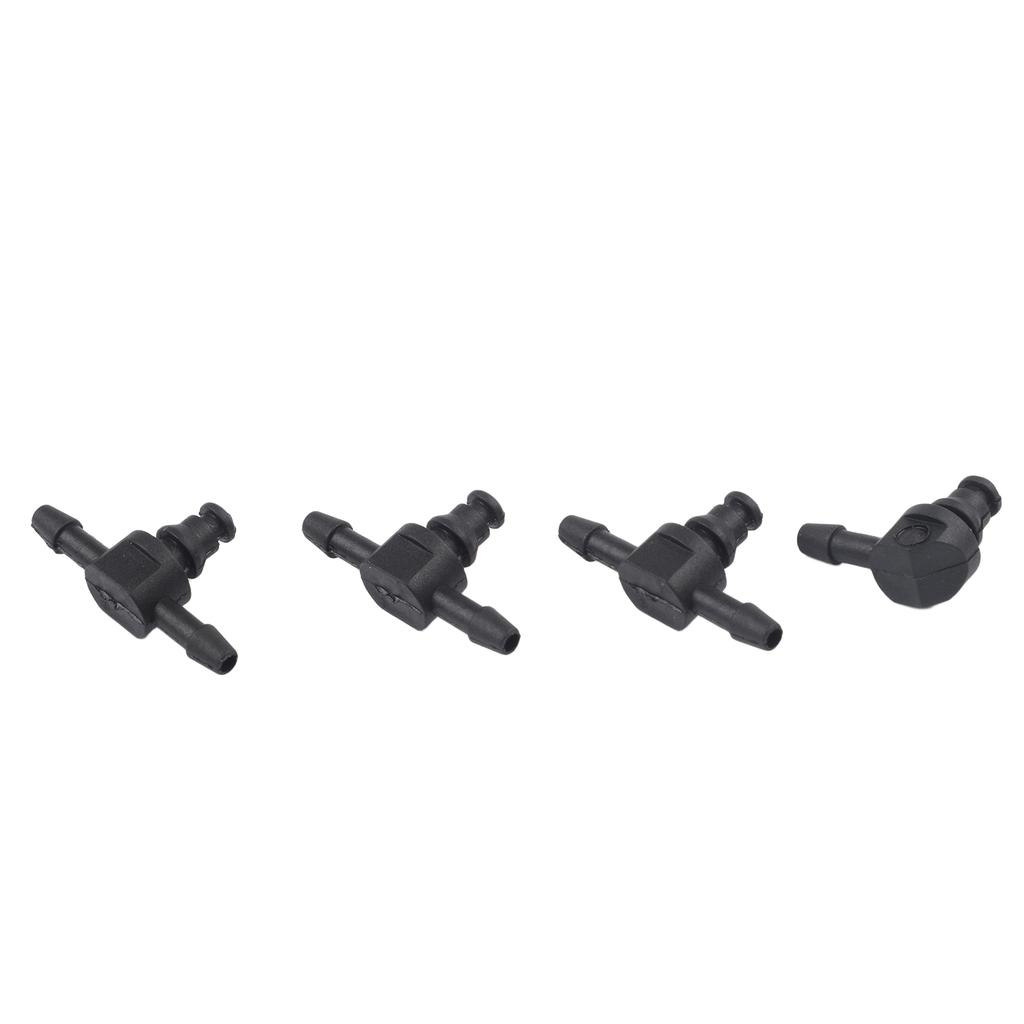 Fuel Flow Connector Diesel Injector Connector Engine Repair BLACK Efficient Fuel Flow Connectors Stable Structure