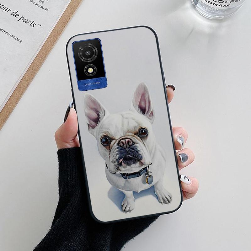 For TCL 501 Case Fashion Soft Silicone Back Cases for TCL 501 T433D Phone Cover TCL501 etui Fundas