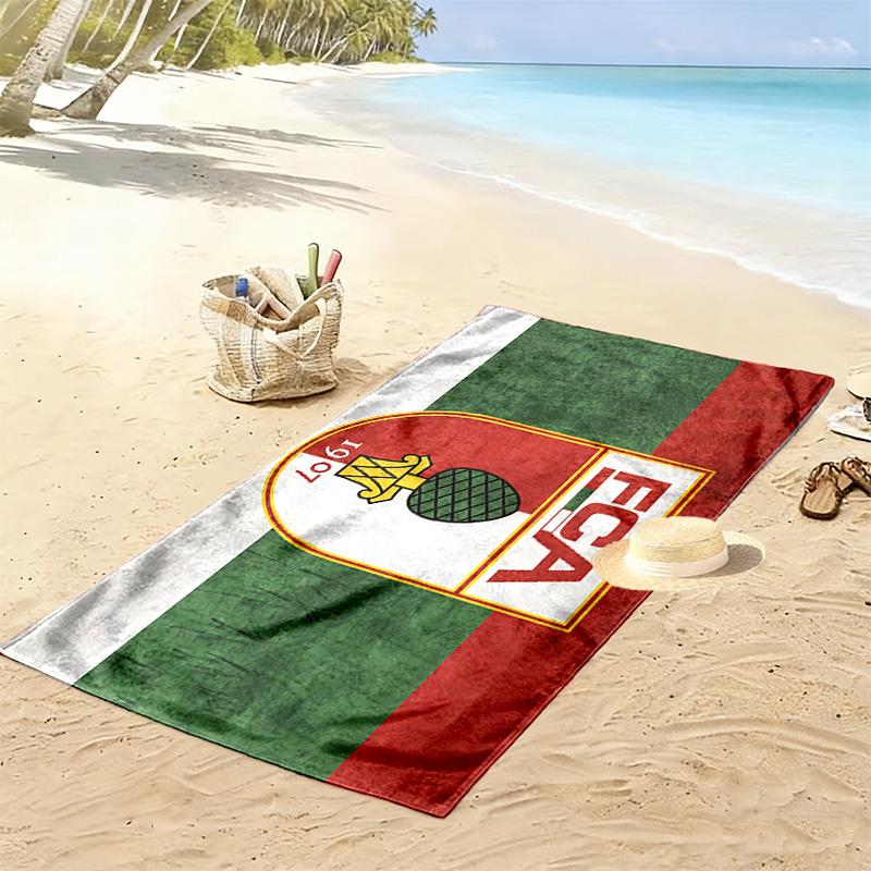 FC Augsburg Aufdruck Strandtuch, Großes Weiches Schnelltrocknendes Handtuch für Strand Camping Schwimmen