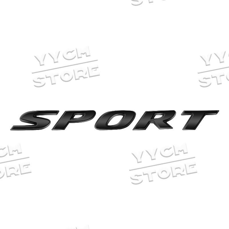 For Sport Metal Emblem Civic Typer Accord CRV Vezel HRV Stepwgn Odyssey Jazz Fit 3D Decals Sticker Rear Trunk Badge Logo