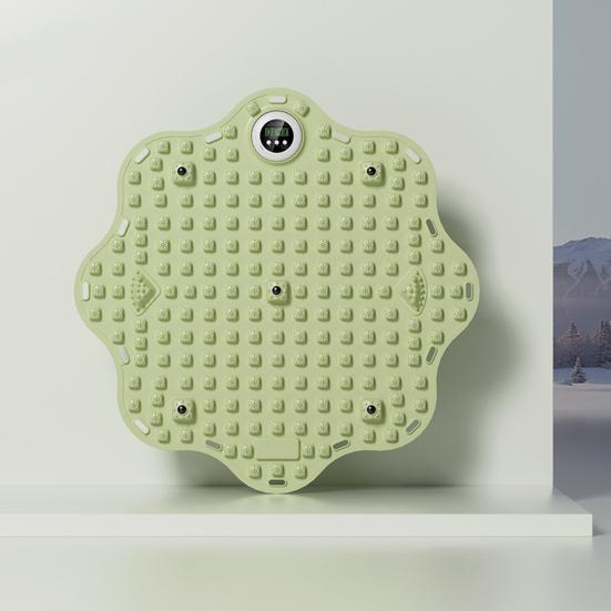 Fußmassage Matte mit Timer Fußschmerzlinderung Druckpunktpolster Fußentspannung Reflexzonenmassage-Pad Rutschfest Anti-Ermüdung Laufstein Akupressurmatte