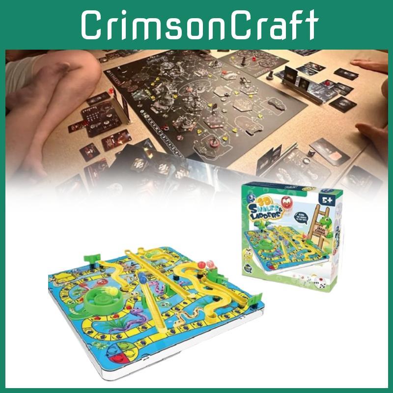 Snakes And 3d Ladders Kids Board Game Education Toy Parent Child Interaction