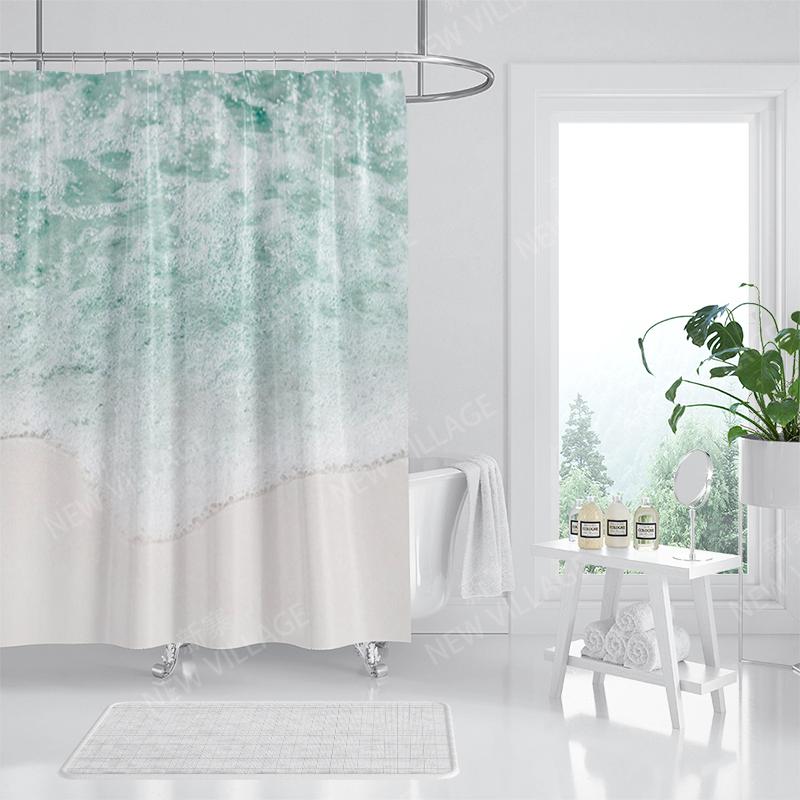 

Водонепроницаемые тканевые шторки для душа Аксессуары для шторки для ванной 180x200 Шторка для душа 240*200 скандинавский бохо декор W240XH180cm